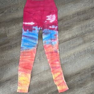 Spiritual gangster tie-dye leggings
